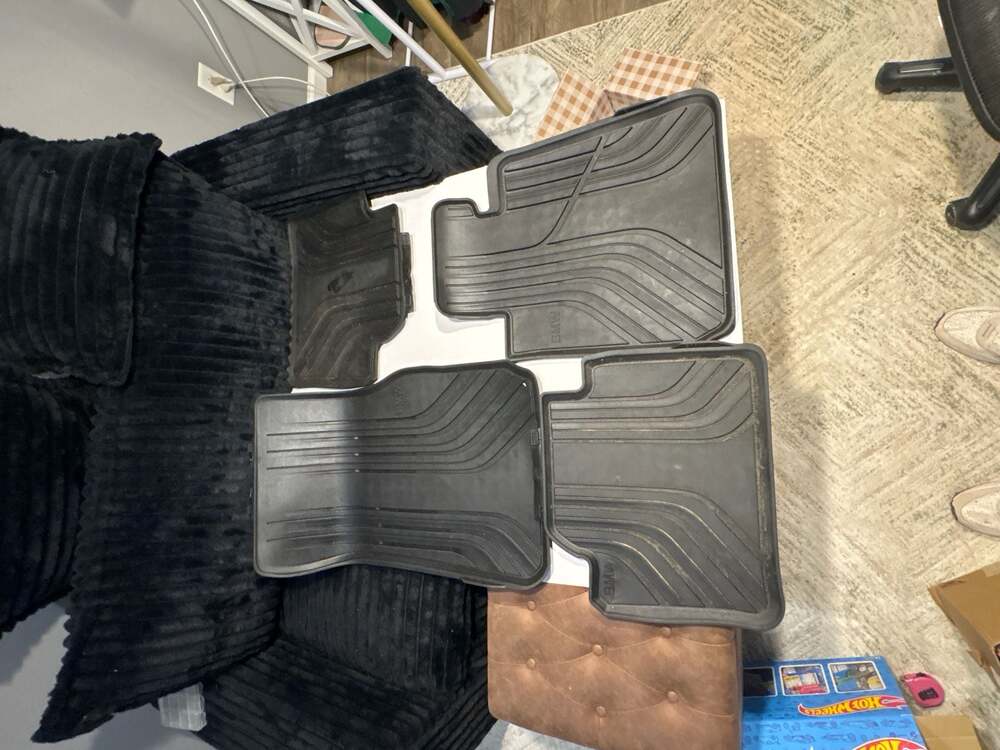 Genuine BMW All-Weather Rubber Floor Mat Set